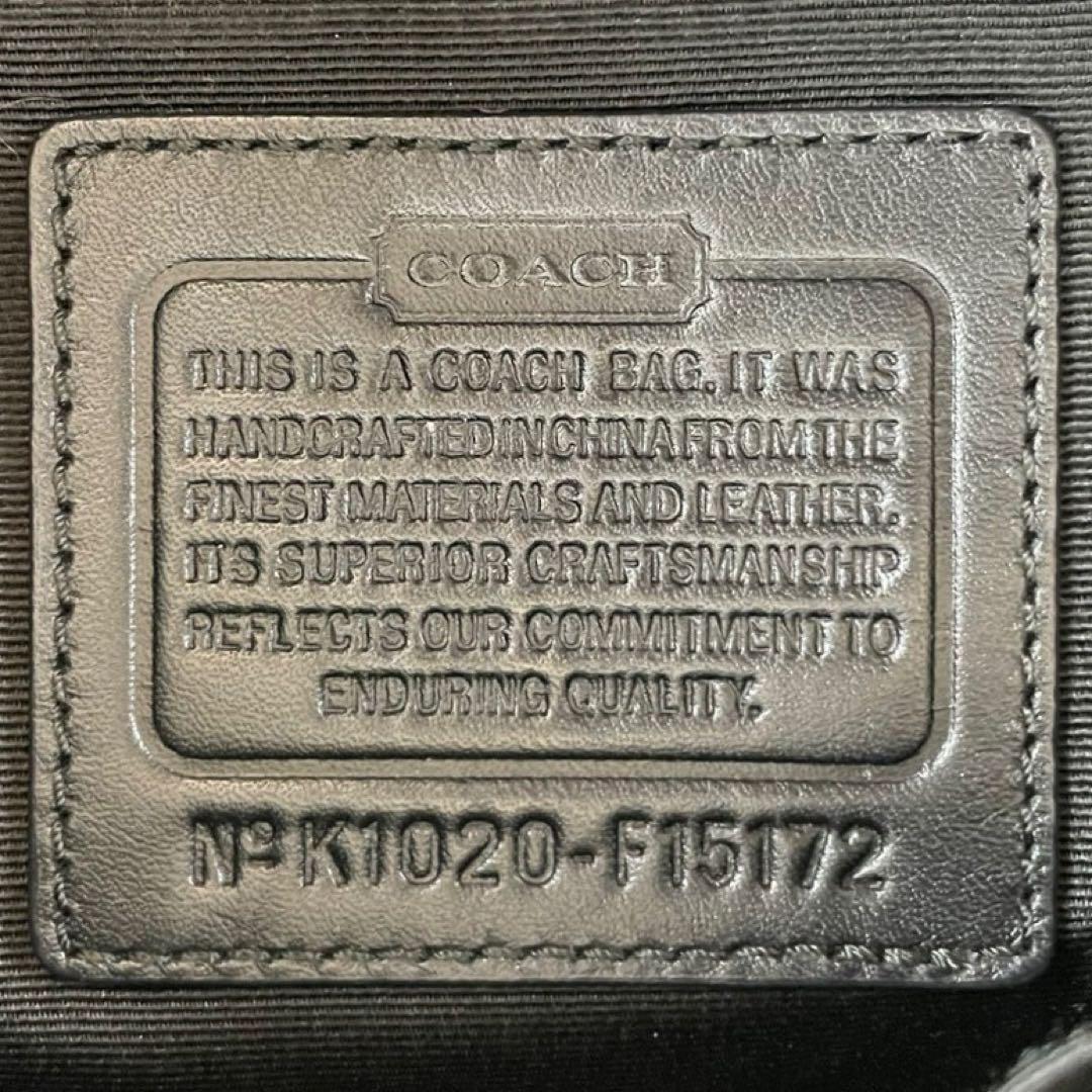 希少 美品 コーチ メッセンジャーバッグ ホースアンドキャリッジ 斜め掛け 黒