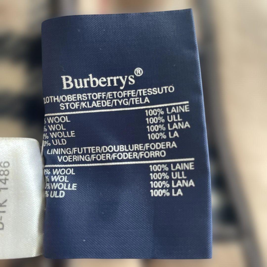 英国製Burberrys バーバリー ノバチェック柄 ダッフルコートサイズL相当