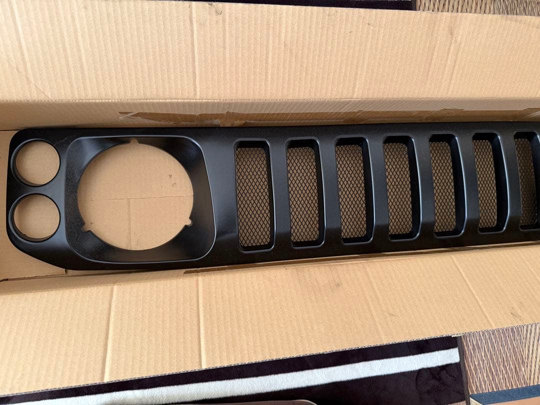 ジムニー　JA22使用　マットブラック　メッシュグリル