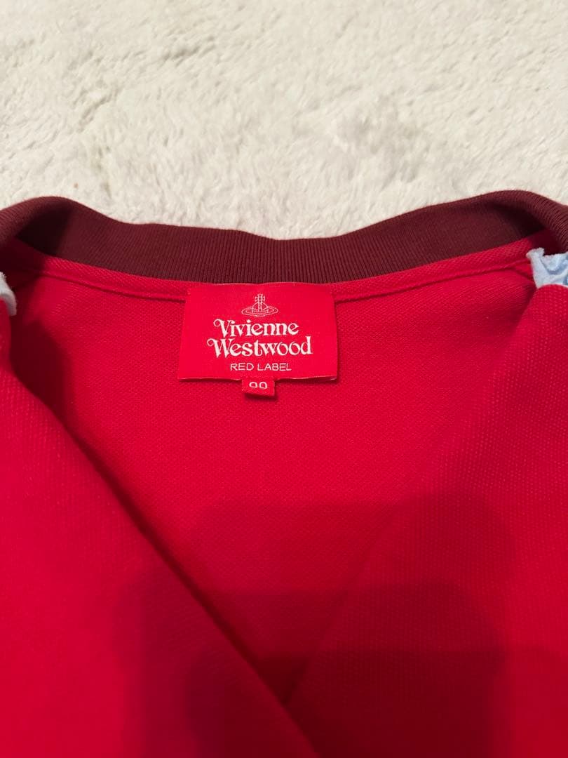 ヴィヴィアン ラブフリル ハート襟　ポロシャツ