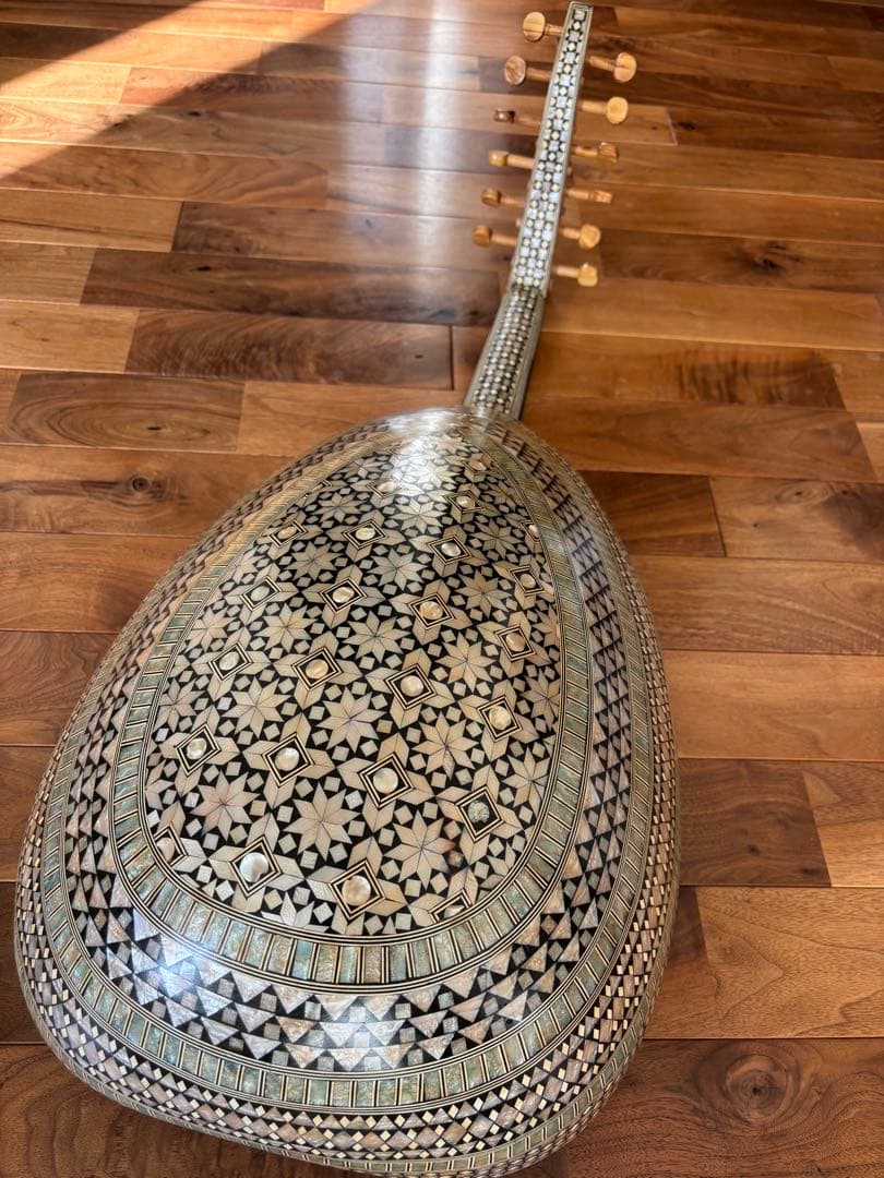 ウード OUD 12弦 リュード　木製 楽器　アラブ楽器　エジプト　弦楽器