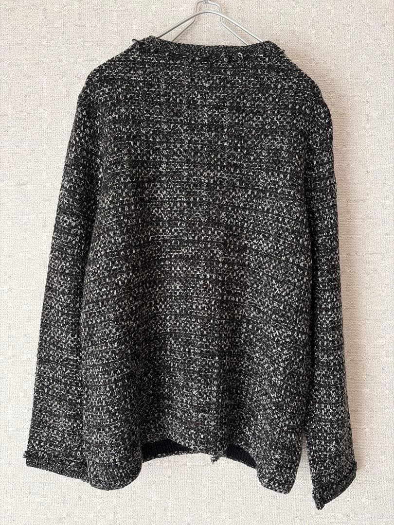 23区 ファンシーツイード ニットジャケット　金ボタン　定価31,900円