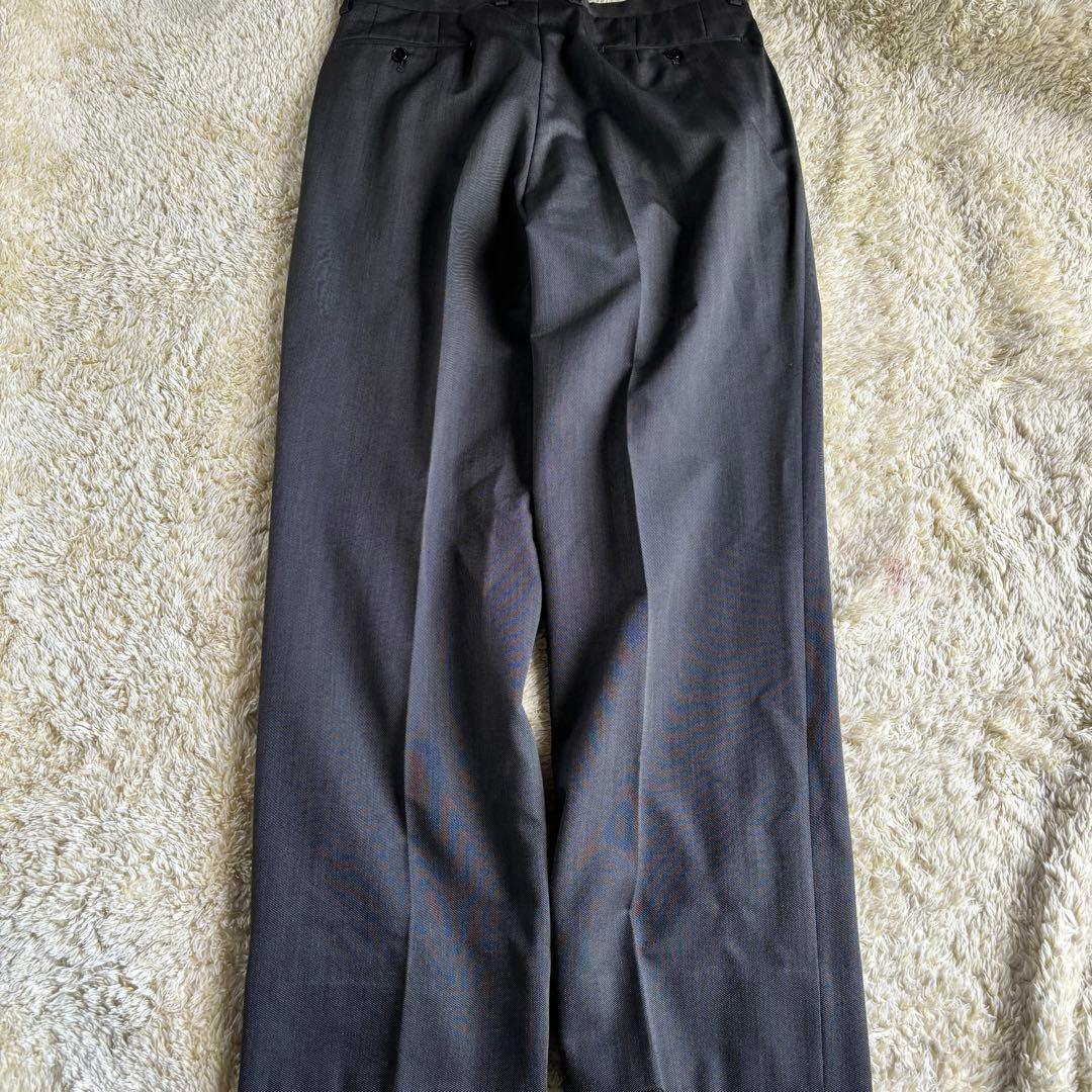 極美品　ランバン　クラシック　チャコールグレースーツ　ダブル　48 L y2k