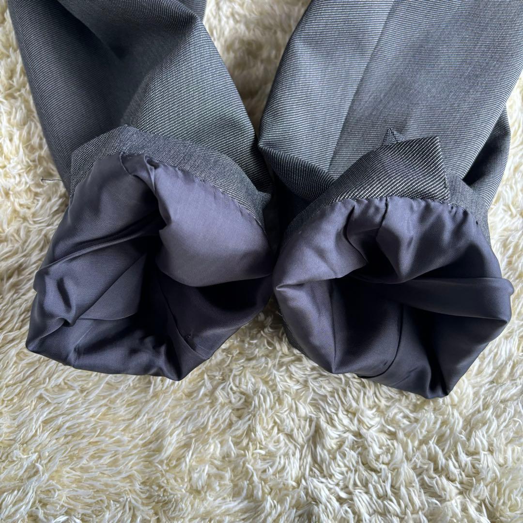 極美品　ランバン　クラシック　チャコールグレースーツ　ダブル　48 L y2k