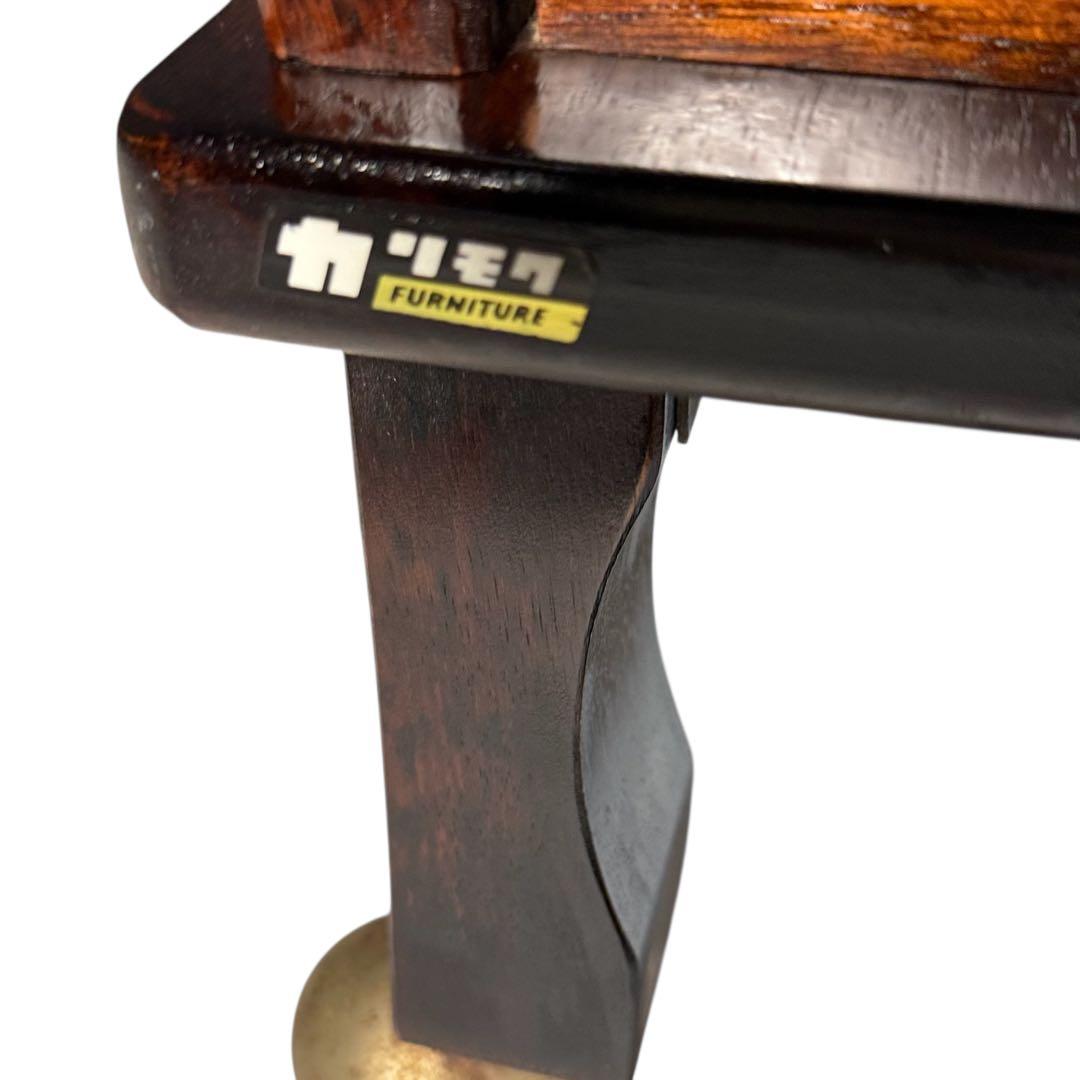 HR693 オールドカリモク　古いkarimoku ワインキャスター　ワゴン