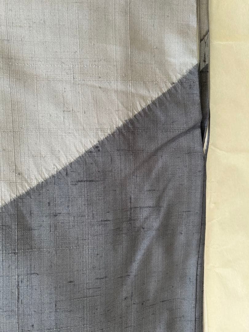 生紬　絞り　訪問着