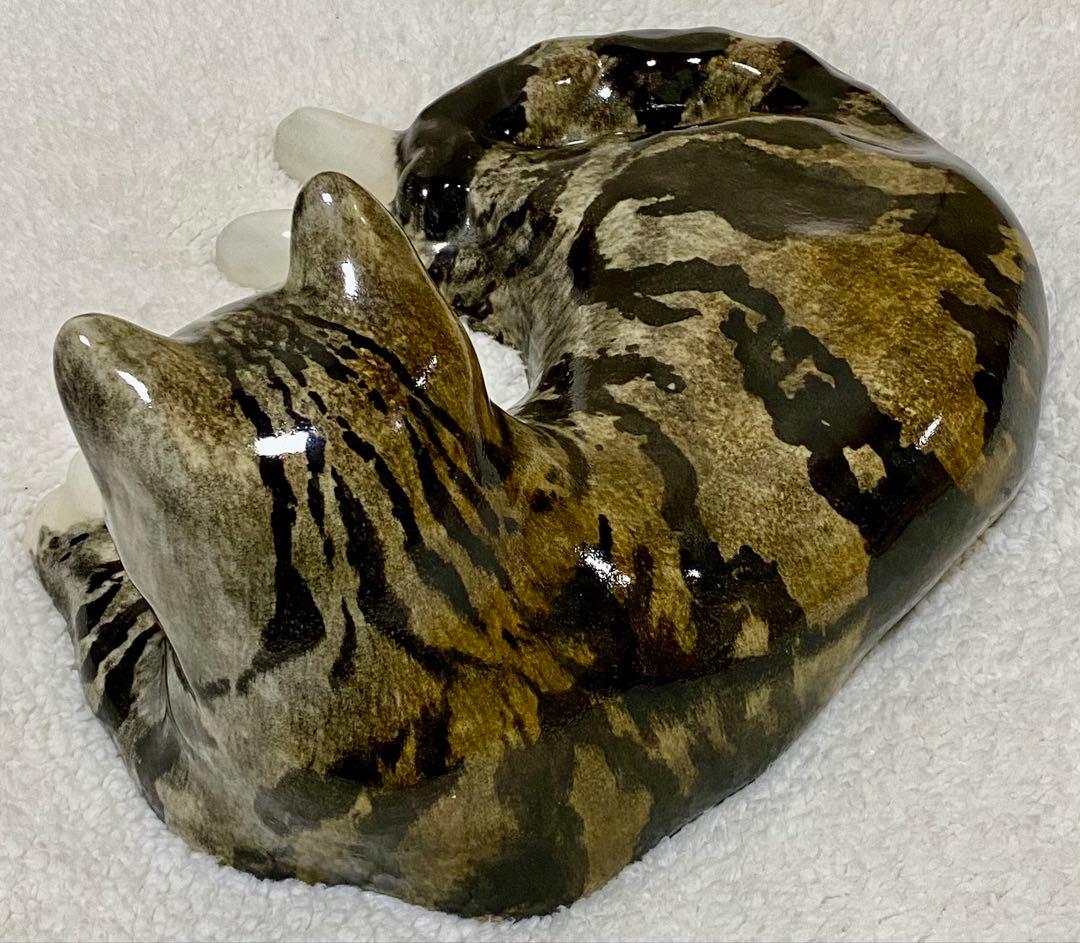 サイズ7　ウィンスタンレイキャット　ケンジントンキャット　横たわり猫　貫入無し❣️