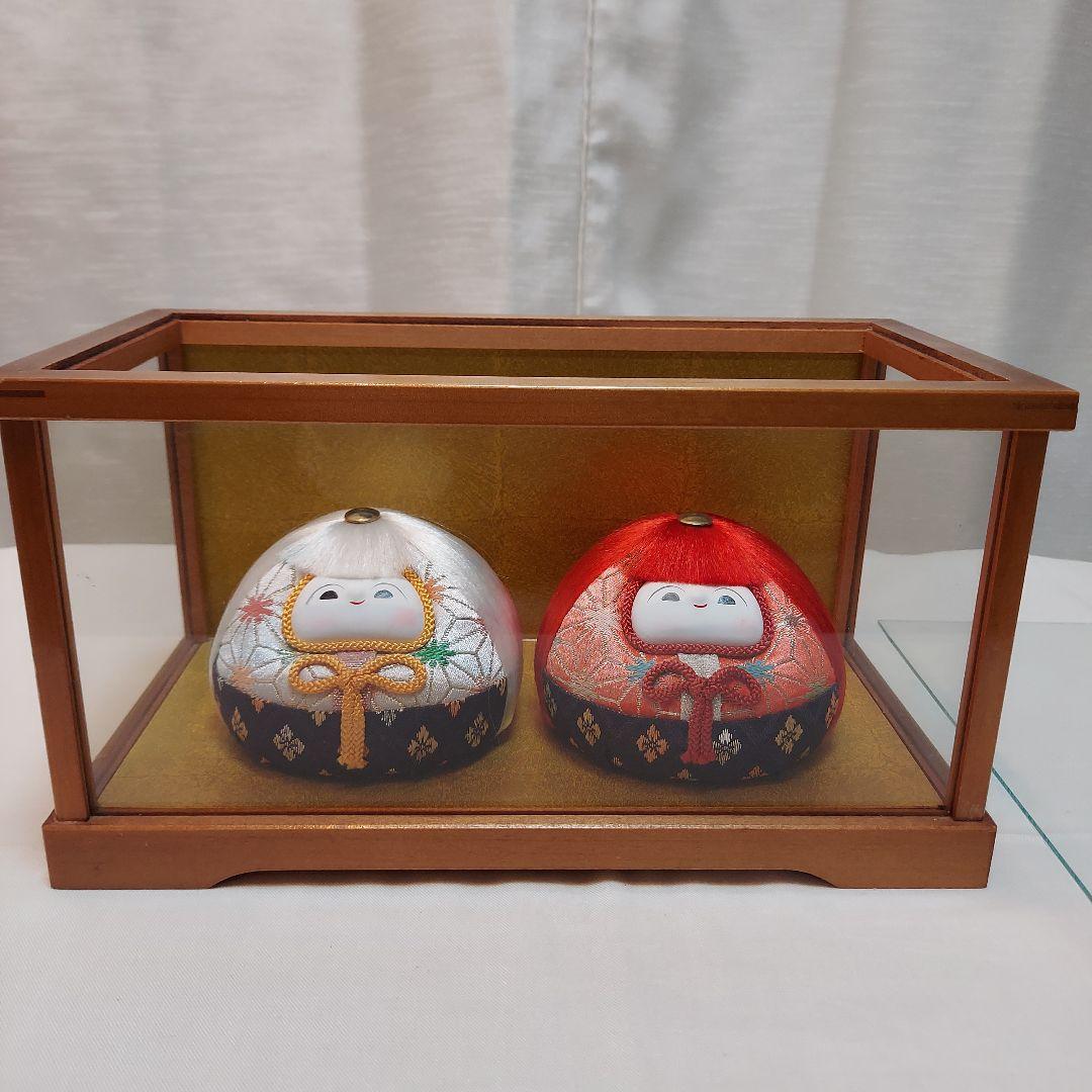 雛人形　砥部焼きよし窯　備前焼　手びねり　土鈴　姫だるま　ガラスケース　まとめ売