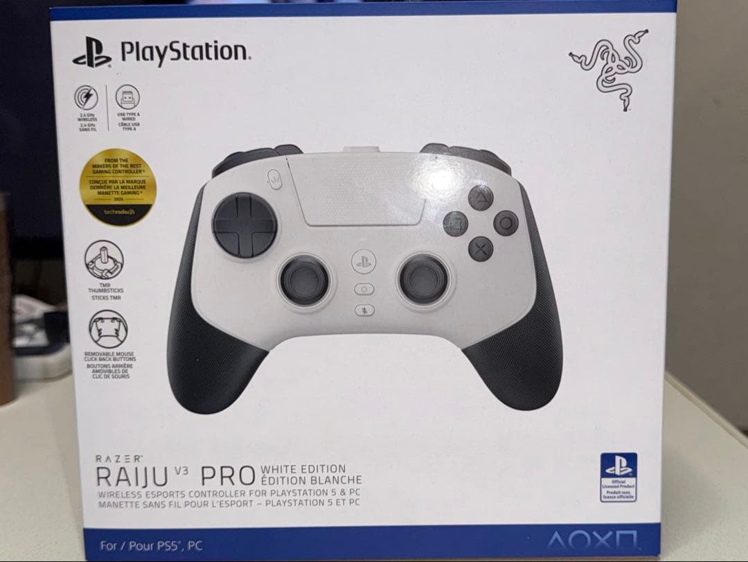 Razer Raiju V3 Pro ホワイトエディション