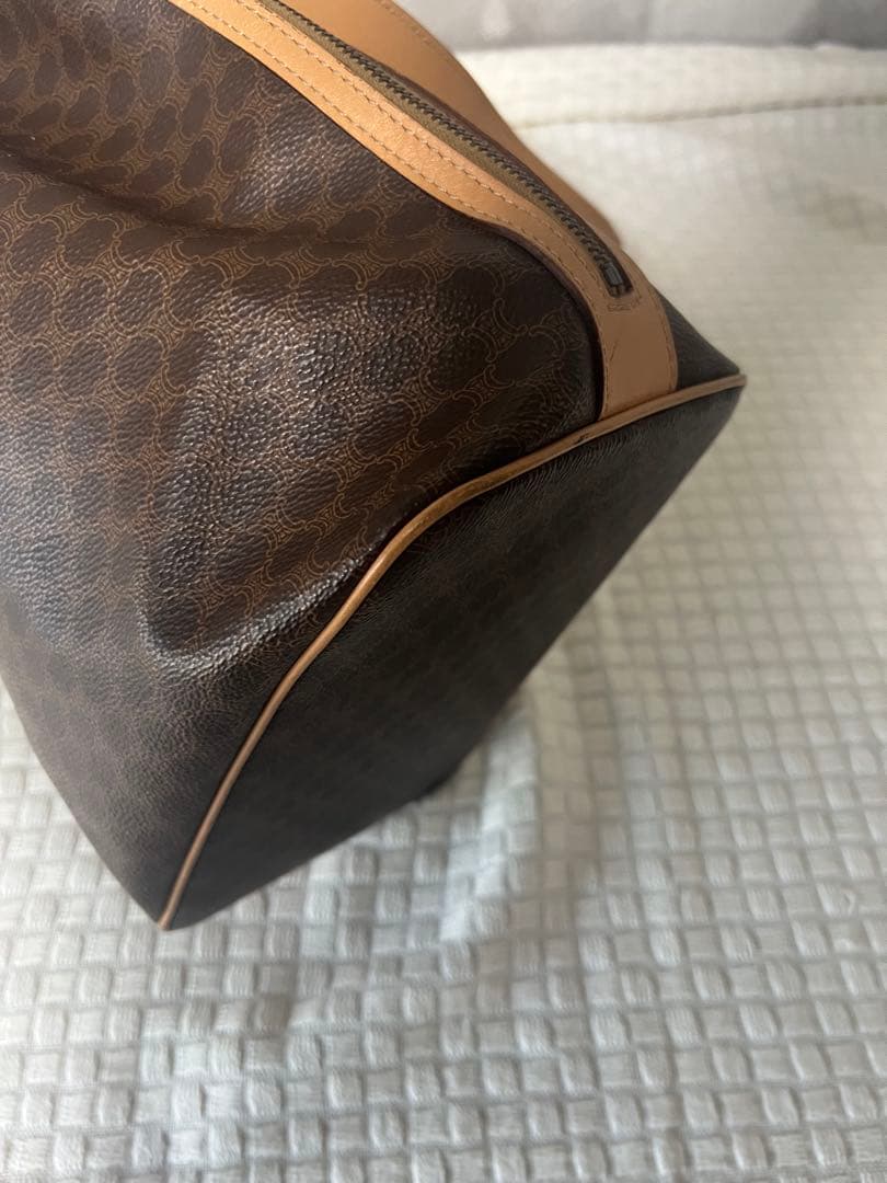 セリーヌのマカダム柄巾着型2WAYバッグ