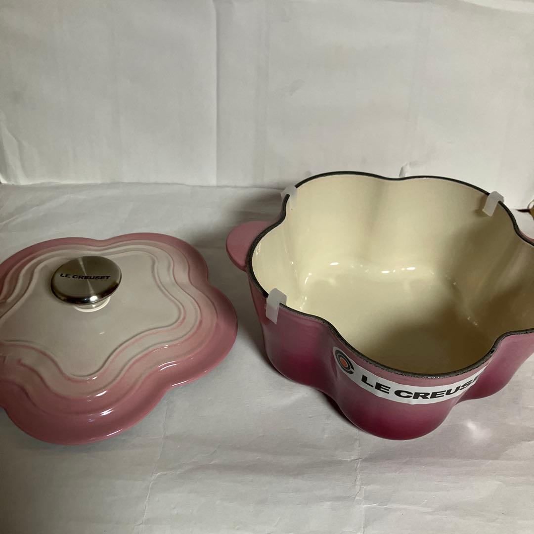 R*a様 ル・クルーゼLECREUSETココットフルール　希少ブーケピンク20セ