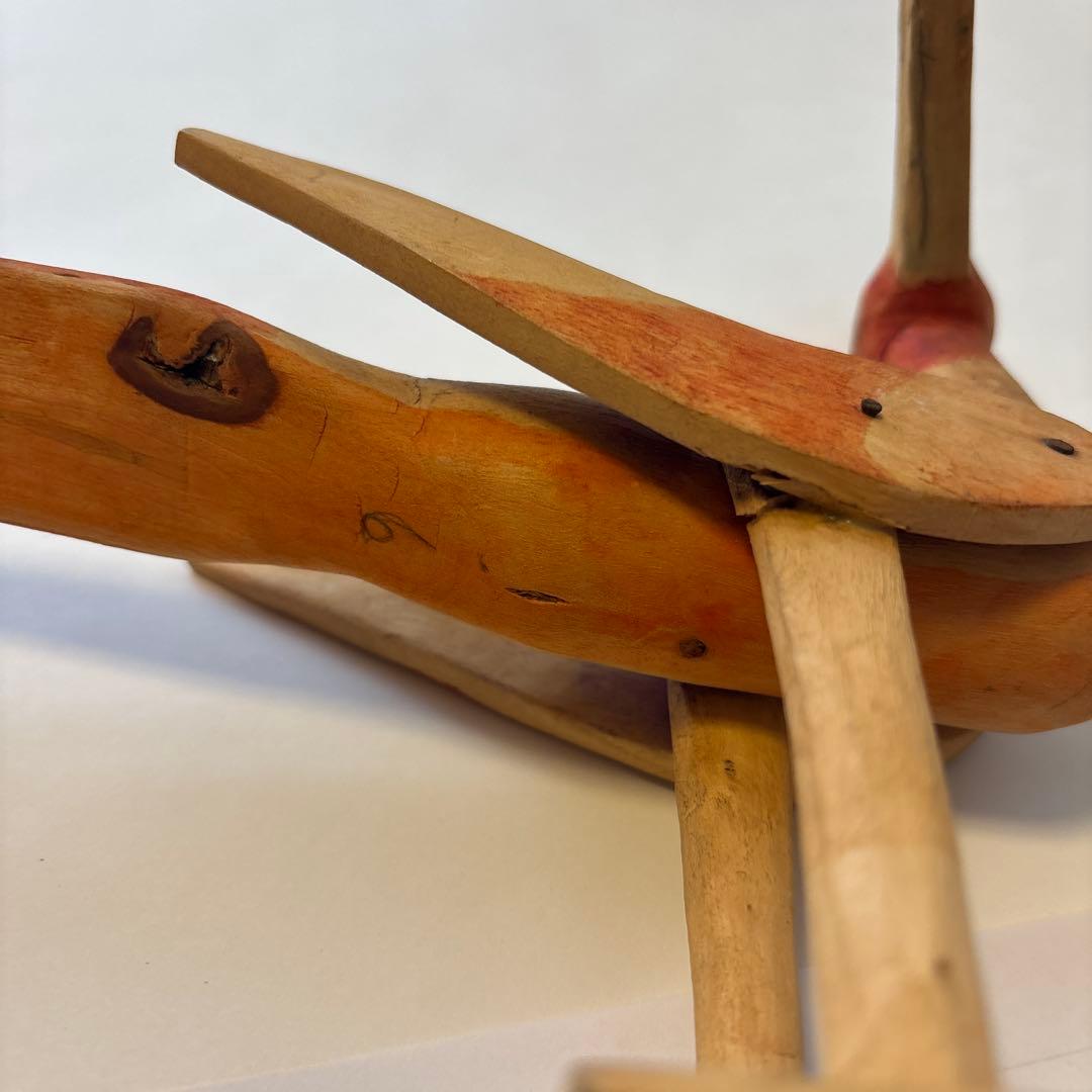 オアハカンウッドカービング2体　期間限定出品　メキシコの民芸　ビンテージ