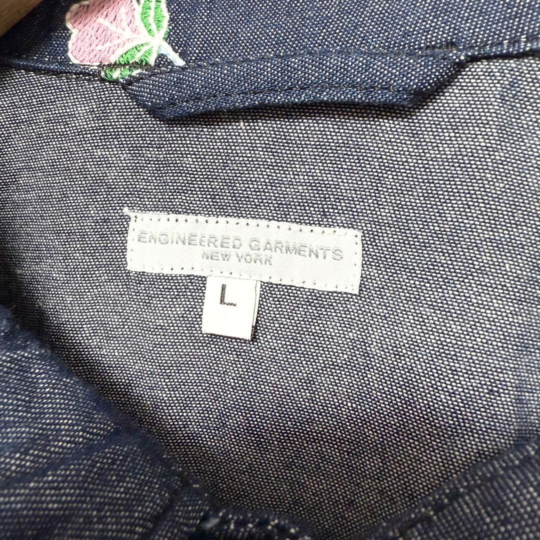 ⚫︎Lサイズ！ENGINEERED GARMENTS デニムフローラルカバーオール