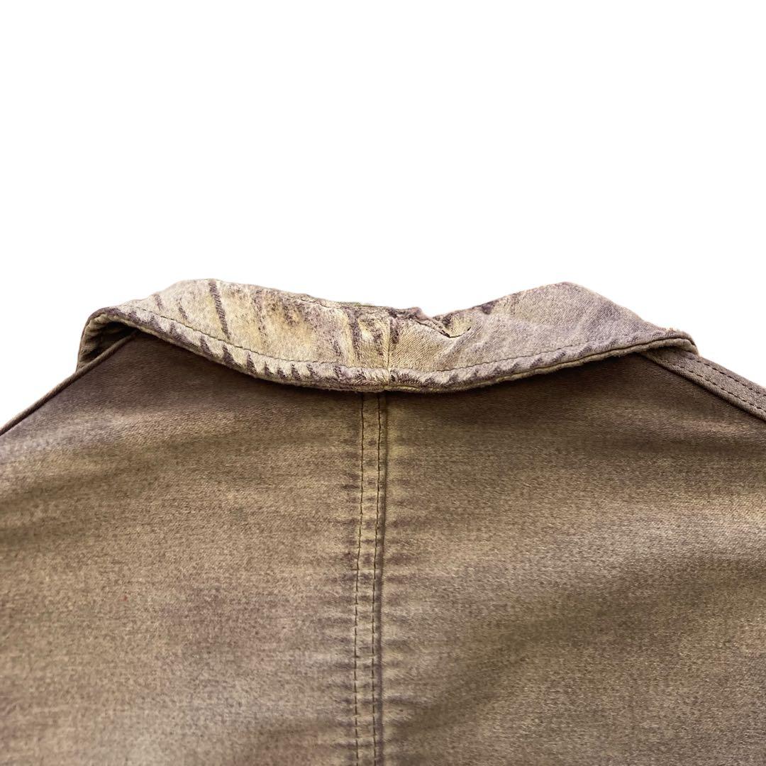 〜70sヴィンテージ モンサンミッシェル ブラックモールスキンジャケットフレンチ