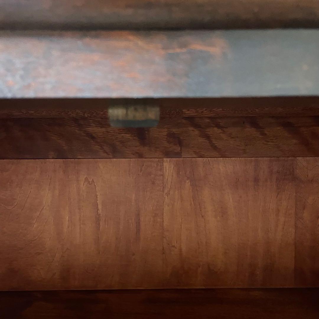 民芸家具 書棚 本棚 ガラスキャビネット アンティーク家具 ガラス扉 和家具