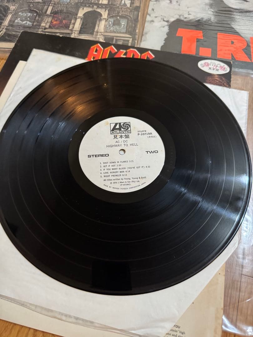 見本盤 AC/DC 地獄のハイウェイ レコード