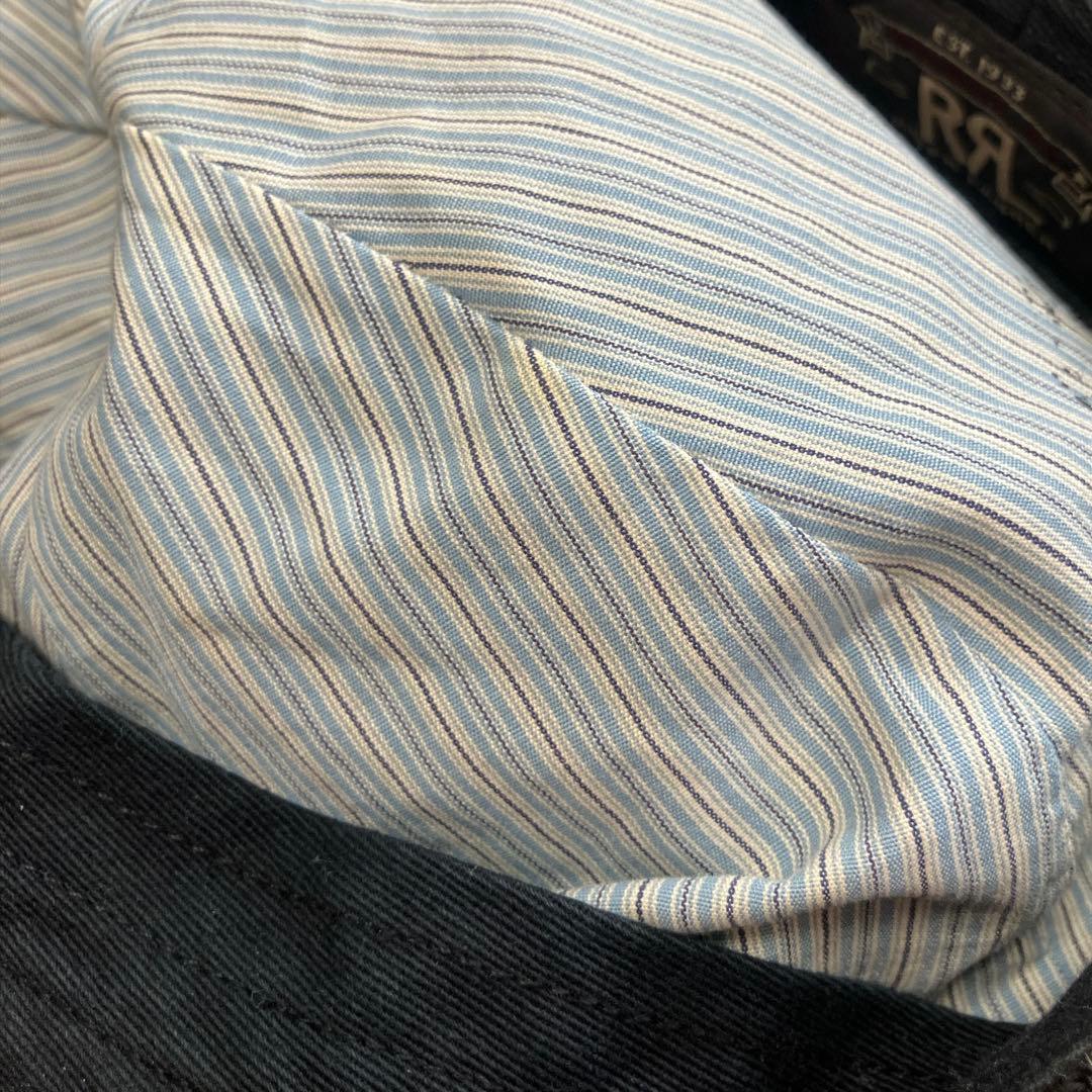 ダブルアールエル ラルフローレン キャスケット チェック ウール M