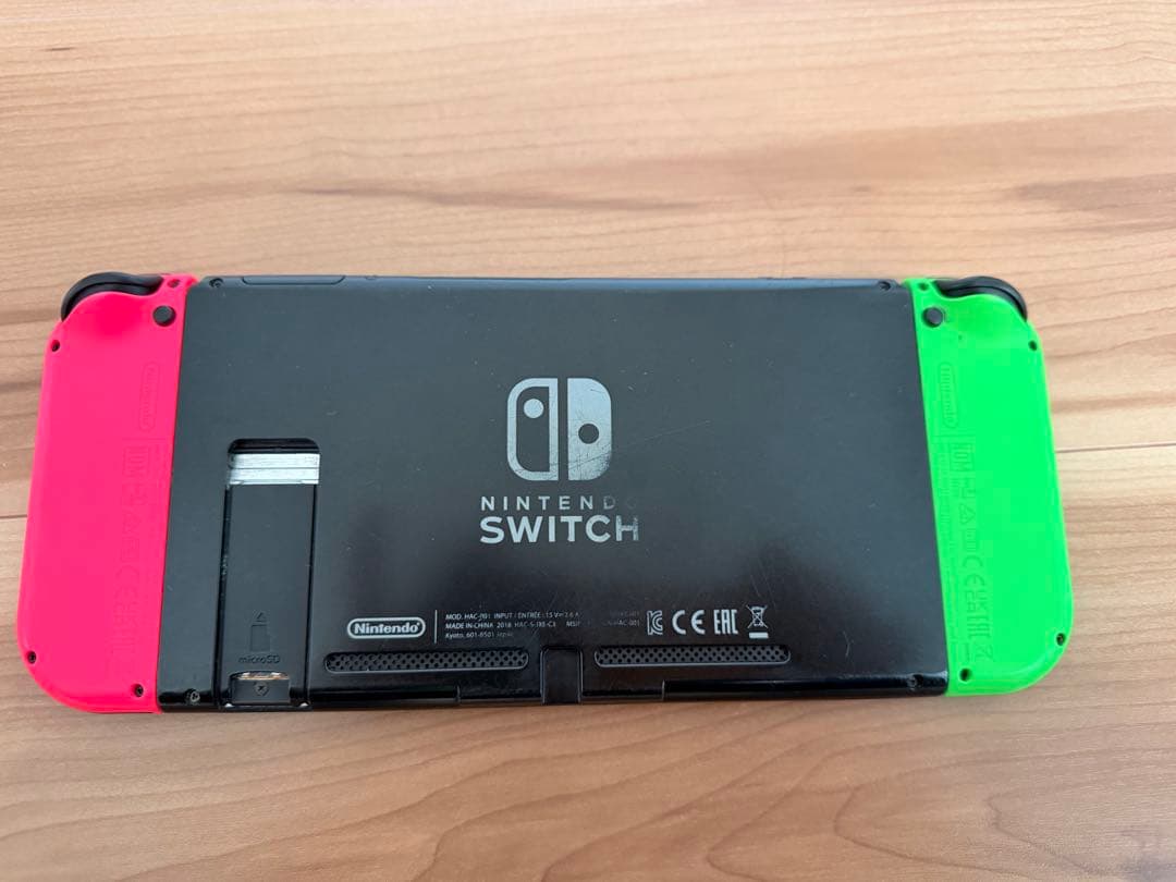 Nintendo Switch 本体 グリーン/ピンク、ジャンク品