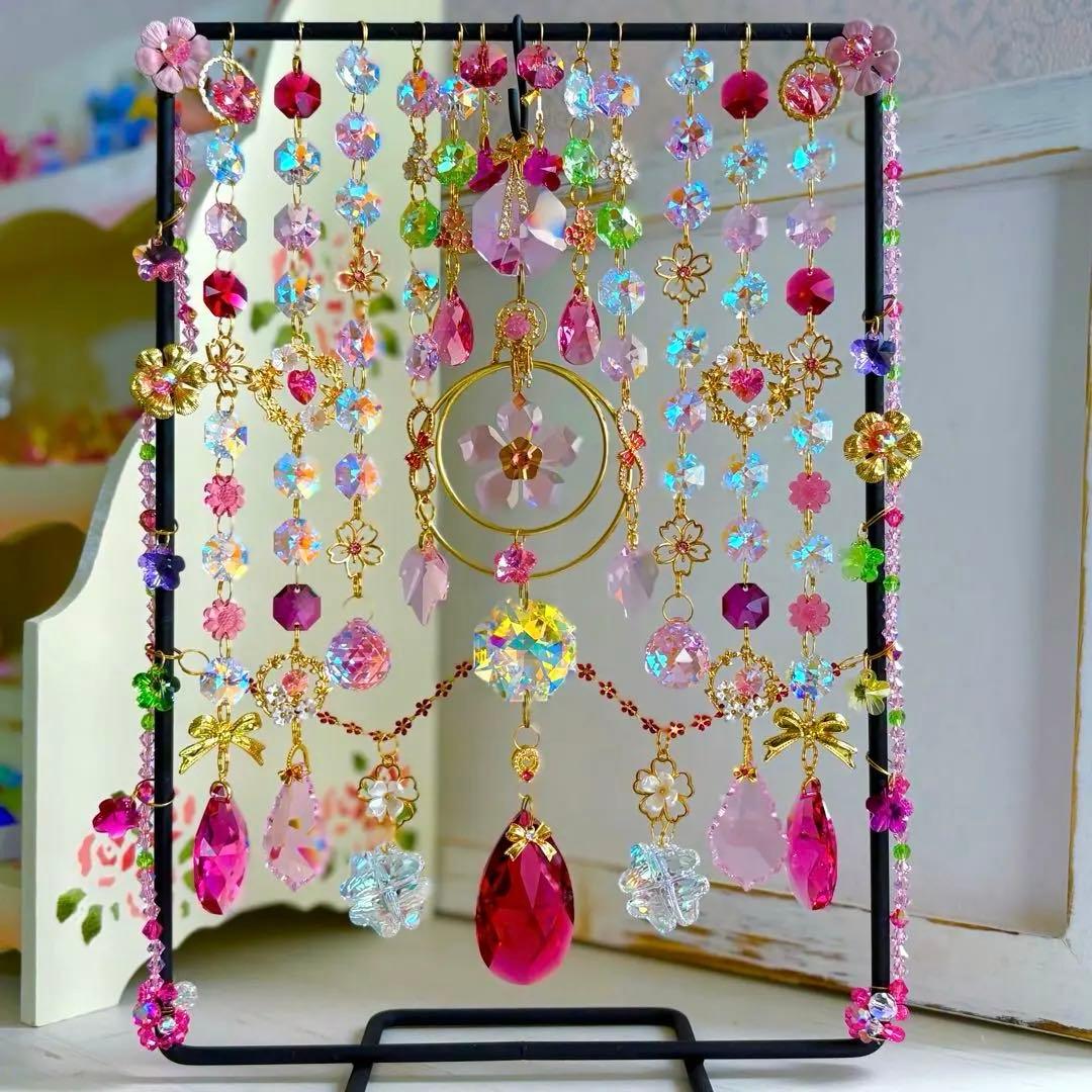 桜SAKURA桜SWAROVSKIオーナメント✩.*˚ 置き型サンキャッチャー