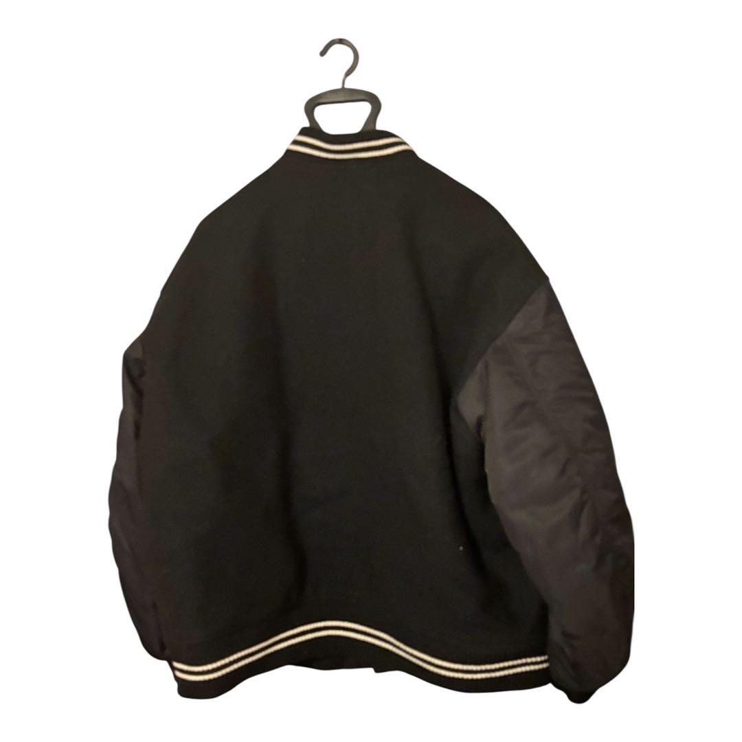 ジャケット・アウター MARKAWARE 23AW VARSITYJACKET WOOL MELTON