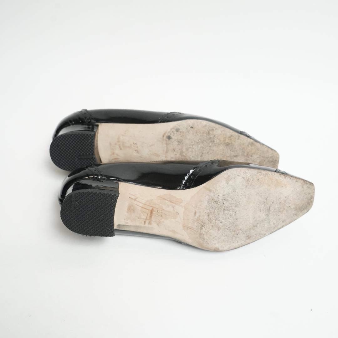 【美品】マノロブラニク エナメル ローファー レザー 24.5cm