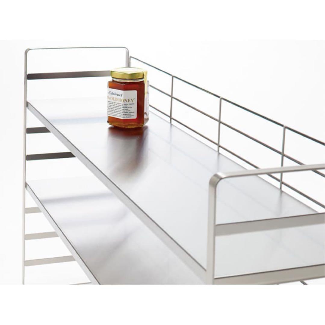 37804 オールステンレス頑丈出窓ラック 幅75