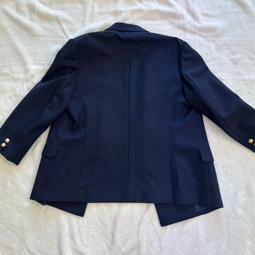 【美品】バーバリー フォーマル セットアップ 160 卒業式 入学式 ネイビー