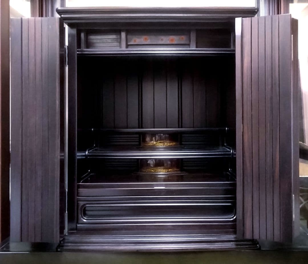 (美品)森正高級仏壇 風皇 16-20号本黒檀　日本製 中古美品