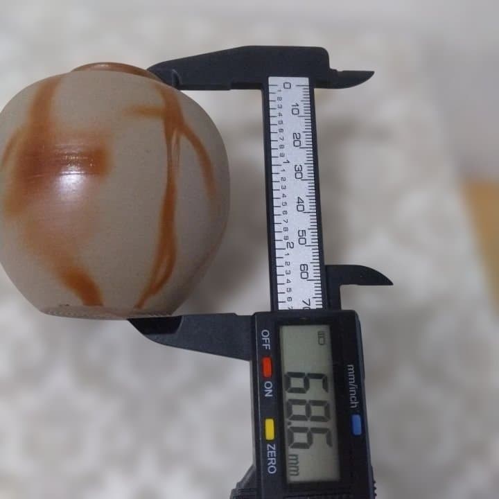 茶道具 備前焼 木村陶峰造 火襷 茶入 共箱・仕覆付　西陣織