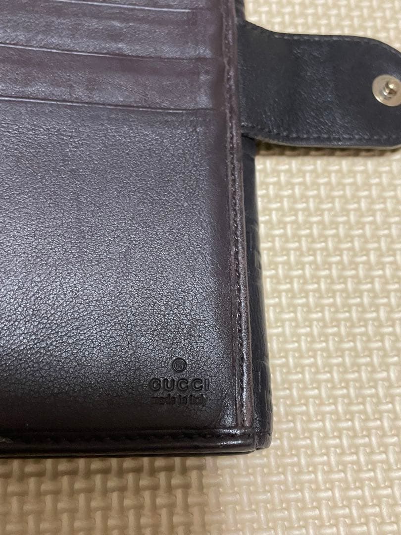 GUCCI グッチ 長財布 シマ ラブリーハート ハート GG ロゴ ブラック