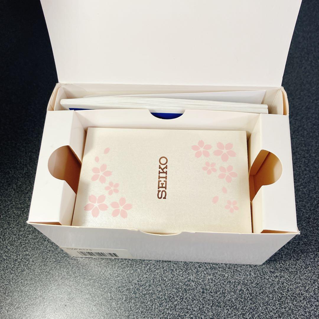 SEIKO セイコー SWFA173 ソーラー腕時計 スワロフスキー　桜　未使用