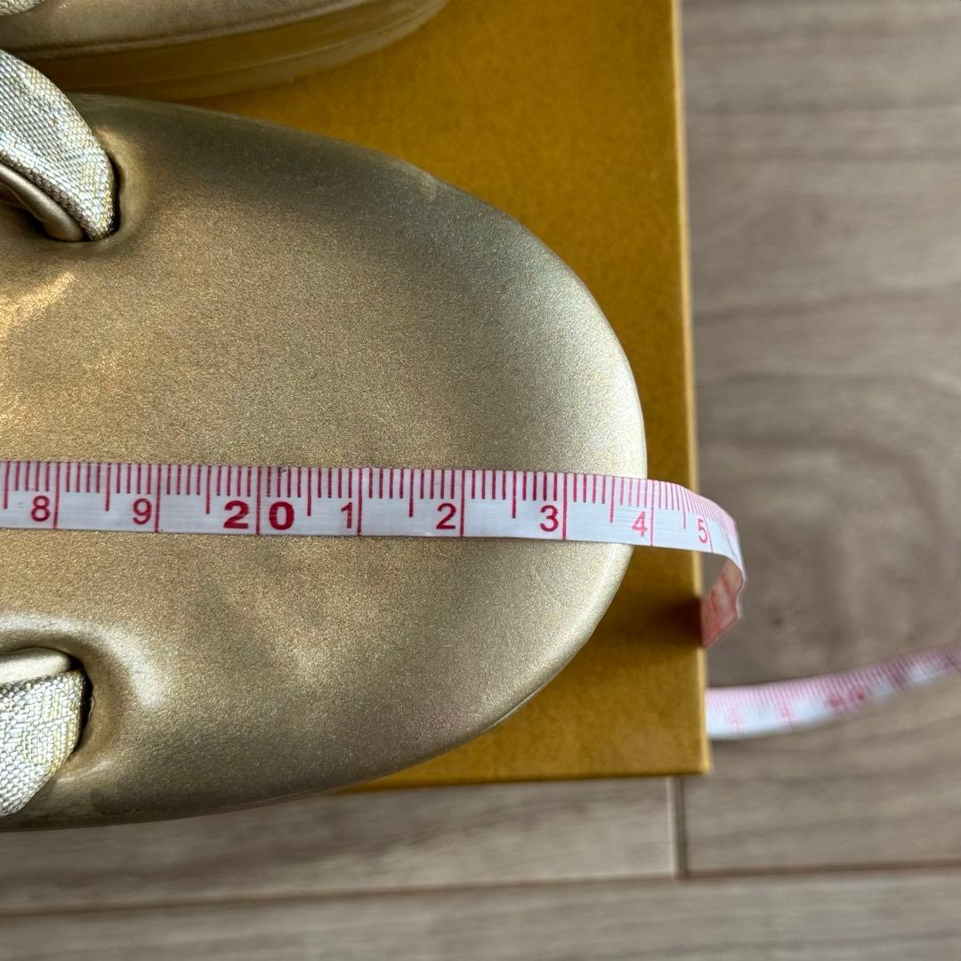 美品　草履　バッグ　着物　浴衣　和装　金　ゴールド　和装用バッグ