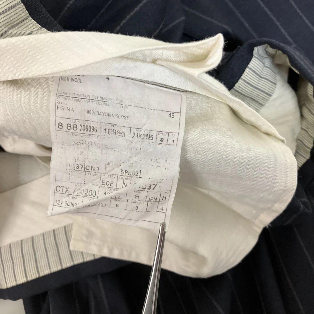 外観美品Ermenegildo Zegna ネイビースーツ　15milmil15