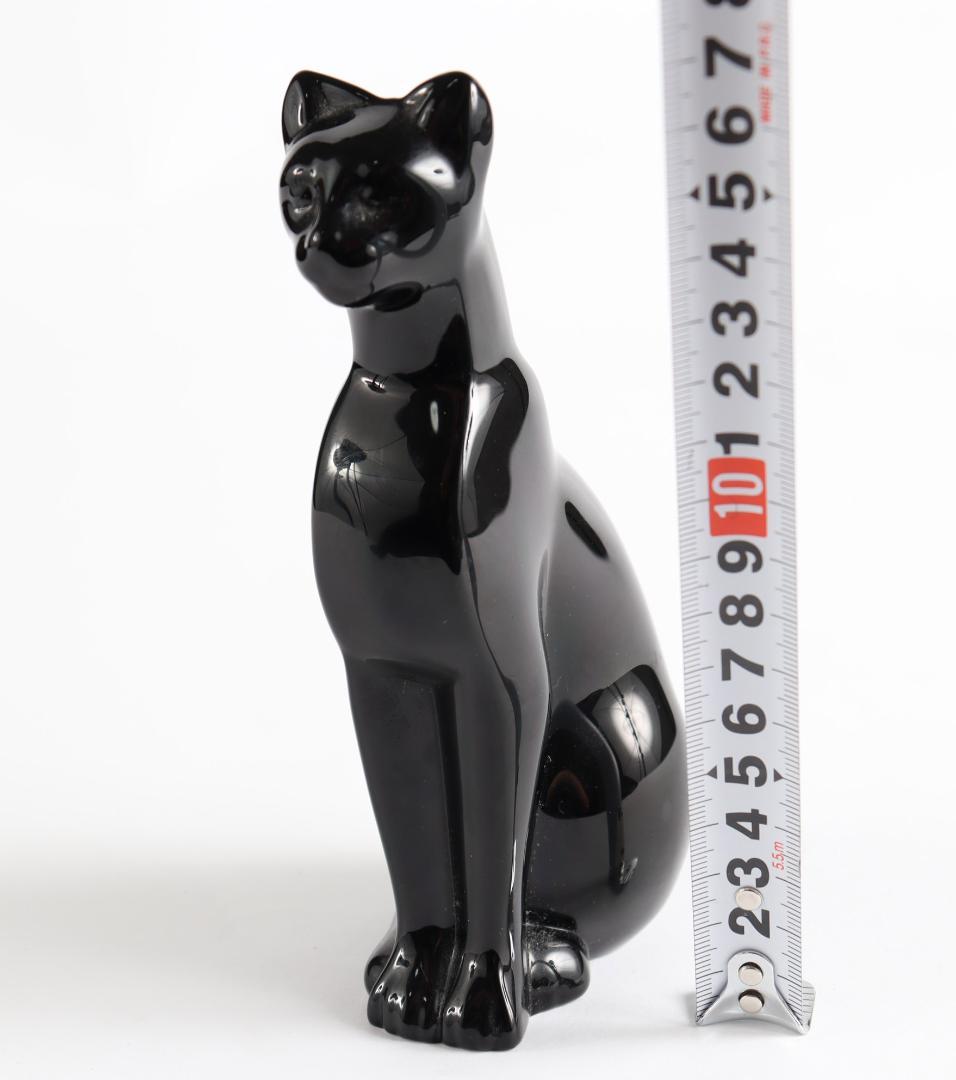 Baccarat バカラ クリスタルエジプシャン キャット ブラック 猫