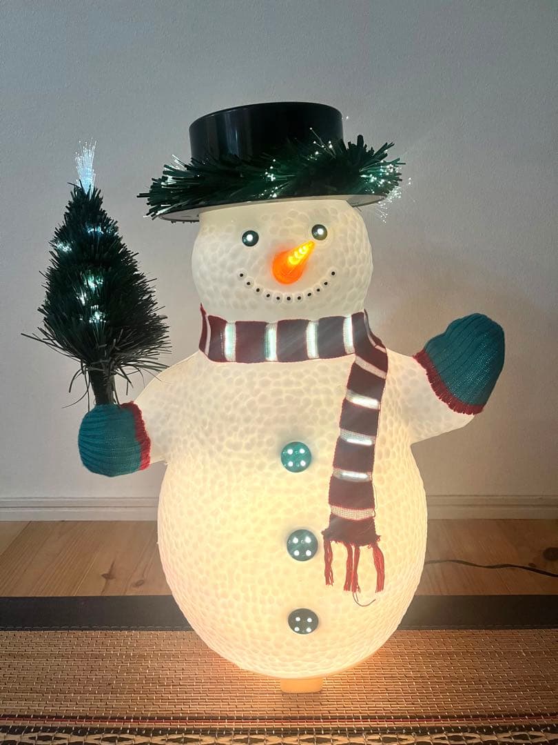 スノーマンライト　クリスマス飾り　イルミネーション　Xmasランプ