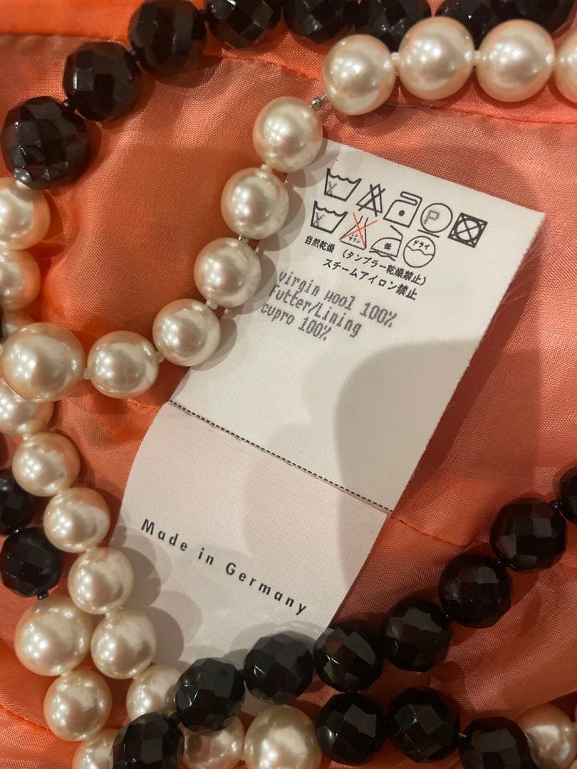 RENA LANGE 華やかなツイードジャケット　42 ￼クリスマスパーティ